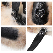 Load image into Gallery viewer, Women&#39;s Winter Fur Fox Handbag Leather Ladies Shoulder Bag FS19808
