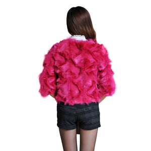 UE FS13052 Real Fox Fur Coat jacket for women Winter