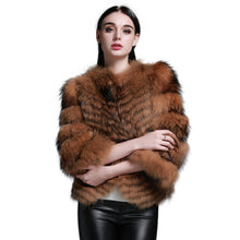 Load image into Gallery viewer, Women&#39;s Genuine Raccoon Fur Coat Women Full Sleeve Winter jacket Female 151166