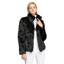 Load image into Gallery viewer, Women&#39;s  Real Rabbit Fur Coat Winter Real Fur Jacket  151249