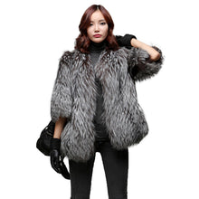 Load image into Gallery viewer, Women&#39;s Genuine Fox Fur Coat Women Warm Winter Coat  161102