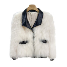 Load image into Gallery viewer, Women Clothes Raccoon Dog Fur Car Fur Coat Female  Winter Coat Women  Real Fur Coat  Women Clothes FS21123