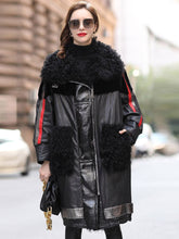 Load image into Gallery viewer, Sheepskin Women&#39;s Coat Large Size Light Fur Down Style Coat FS21116