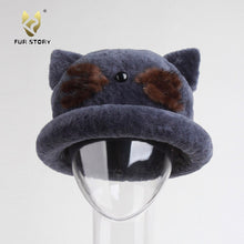 Load image into Gallery viewer, Winter Hats for  Women Lamb Fur Baseball Cap Casual Winter Warm Hat Fur Story FS18604