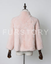 Load image into Gallery viewer, Women&#39;s Genuine Rabbit Fur Coat Women Thick Warm Pelt Outerwear 17165