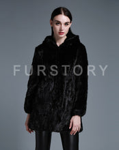 Load image into Gallery viewer, Women&#39;s Natural Mink Fur Coat Women Full Sleeve Winter Jacket Women 14187