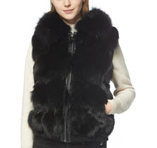 Load image into Gallery viewer, FS152111 Women&#39;s Vest Real Fox Fur Vest Women jacket Fox Fur Collar  Winter Vest Women Spring jackets Fur Story