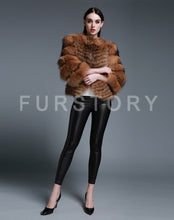 Load image into Gallery viewer, Women&#39;s Genuine Raccoon Fur Coat Women Full Sleeve Winter jacket Female 151166