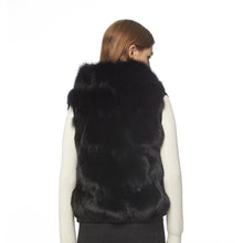 Load image into Gallery viewer, FS152111 Women&#39;s Vest Real Fox Fur Vest Women jacket Fox Fur Collar  Winter Vest Women Spring jackets Fur Story