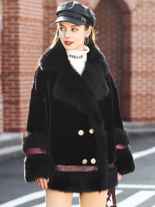 Winter Fur Jacket Women's Jacket Winter Coat Women Real Fur Coat FS21137