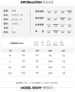 Winter Coat Women 2021 Mink Fur Pocket Hooded Coat Sheep Fur Integrated Women's Mid Long Coat Winter FS21140
