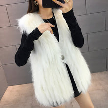 Load image into Gallery viewer, FS21120 Raccoon Fur Grass Stripe Vest Female Raccoon Dog Haining Slim Vest Autumn Winter Coat FS21107