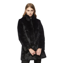 Load image into Gallery viewer, Women&#39;s Genuine Rabbit Fur Coat Fuzzy Warm Fur Jacket Winter Outware Fur Story FS19101