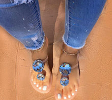 Load image into Gallery viewer, Summer hot style stone sandals women slippers bohemian style FS21S16