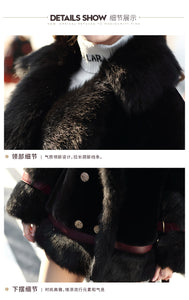 Winter Fur Jacket Women's Jacket Winter Coat Women Real Fur Coat FS21137