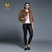 Load image into Gallery viewer, Ladies&#39; Winter jacket Women Real Fox Fur Women Jacket Womens Coats of Fur Coat Women Outwear Fur Story FS151259