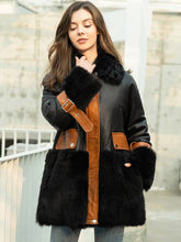 Load image into Gallery viewer, FS21135 Winter Women&#39;s Fur Coat Loose Casual Sheepskin Women&#39;s Coat