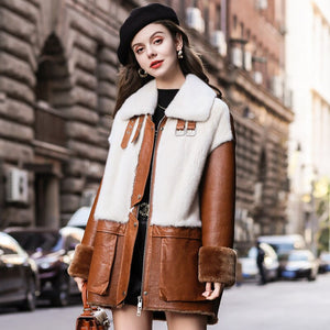 Winter Clothes Women 2021 Mink Fur Whole Mink Coat Sheepskin Women's Coat FS21141