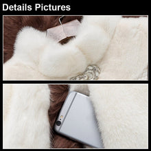 Load image into Gallery viewer, Women&#39;s Genuine Mink Fur Coat Women Solid Color Plus Size Warm Jacket 16049