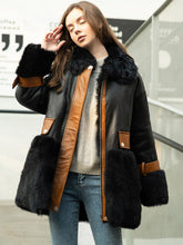 Load image into Gallery viewer, FS21135 Winter Women&#39;s Fur Coat Loose Casual Sheepskin Women&#39;s Coat