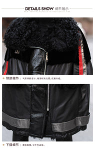 Sheepskin Women's Coat Large Size Light Fur Down Style Coat FS21116