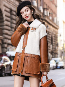 Winter Clothes Women 2021 Mink Fur Whole Mink Coat Sheepskin Women's Coat FS21141