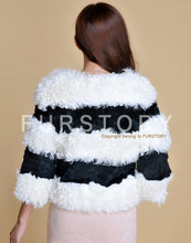 Load image into Gallery viewer, Real Lamb Fur and Rabbit Fur Coat Jacket Overcoat Ladies&#39; Top Dress 2016 New Women&#39;s Fur Fur Sotry FS13063