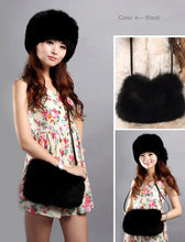 Load image into Gallery viewer, Shoulder Bag Real Fox Fur Bag Raccoon Fur Lamb Fur Handbag Totes FS14401
