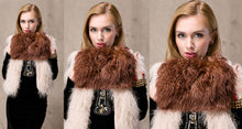 Load image into Gallery viewer, Shoulder Bag Real Fox Fur Bag Raccoon Fur Lamb Fur Handbag Totes FS14401