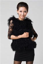 Load image into Gallery viewer, Rabbit  Lamb Fur Vest Waistcoat Coat Jacket Ladies&#39; Garment 5colors