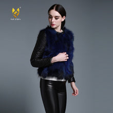 Load image into Gallery viewer, Winter Women&#39;s Raccoon fur Jacket with Genuine Sheep leather Sleeve 151220
