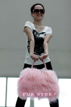 Load image into Gallery viewer, Cute Handbag Real Mongolia Lamb Wool Fur Bag Handbag Large Size 040501