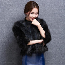 Load image into Gallery viewer, Women&#39;s Winter Coat Raccoon Real Fur Coats Female Round Collar Women Jackets 15160