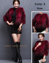 Load image into Gallery viewer, Women&#39;s Winter Coat Raccoon Real Fur Coats Female Round Collar Women Jackets 15160