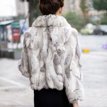 Load image into Gallery viewer, Women's Fur Coats True Natural Rabbit Coats Women's Winter Coats 010120