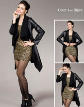 Load image into Gallery viewer, Genuine sheep Leather coat wool blends collar real lamb leather jacket winter overcoat