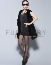 Load image into Gallery viewer, Natural Fur Vest Top Quality Authentic Mink Vest Female Natural Gilet Waistcoat