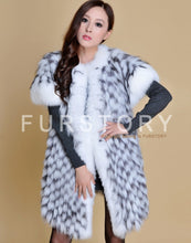 Load image into Gallery viewer, Natural Fox Fur Coat Overcoat Vest Jacket Womens&#39; Dress Ladies&#39; Top Dress