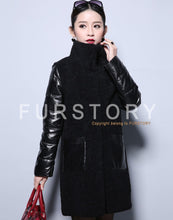 Load image into Gallery viewer, Natural Lamb Fur Coat Genuine Sheep Leather Full Sleeve Jacket