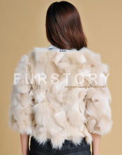 Load image into Gallery viewer, Real Fox Fur Coat Jacket Thick Fur Gilet Womens&#39; Dress Ladies&#39; Garment FS13052  Light Purple