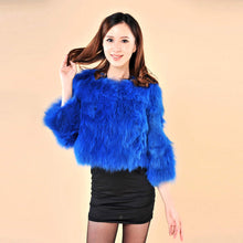 Load image into Gallery viewer, Winter Women&#39;s Natural Fur Coat Color Optional Three Quarter Sleeve