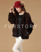 Load image into Gallery viewer, Real Mink Fur Coat Jacket Overcoat Womens&#39; Dress Ladies&#39; Dress Winter Coat Garment Top Dress FS13054
