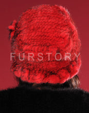 Load image into Gallery viewer, Womens Beanies Knitted Real Mink Fur Hat Cloche Hat Fedoras 13613