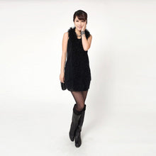 Load image into Gallery viewer, Natural Mongolia Lamb Fur Vest Wool Vest Jacket Coat Commuter Style Big Lamb Fur
