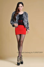 Load image into Gallery viewer, New Real Knitted Lamb Fur Coat Jacket Overcoat Women&#39;s Winter Coats Ladies&#39; Top Natural Fur Coat Fur Story FS13041