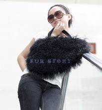 Load image into Gallery viewer, Cute Handbag Real Mongolia Lamb Wool Fur Bag Handbag Large Size 040501