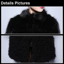 Load image into Gallery viewer, Natural Fox Fur Coat with Wool Free Shipping Plus Size Overcoat Winter Coat Women