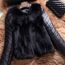 Load image into Gallery viewer, Winter Women&#39;s Raccoon fur Jacket with Genuine Sheep leather Sleeve 151220