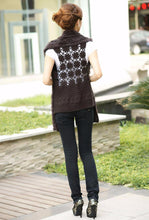 Load image into Gallery viewer, Women&#39;s Knitted Natural Rabbit Fur Vest Casual Waist Coat