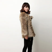 Load image into Gallery viewer, Winter coats for women Raccoon  Fur coat 13060
